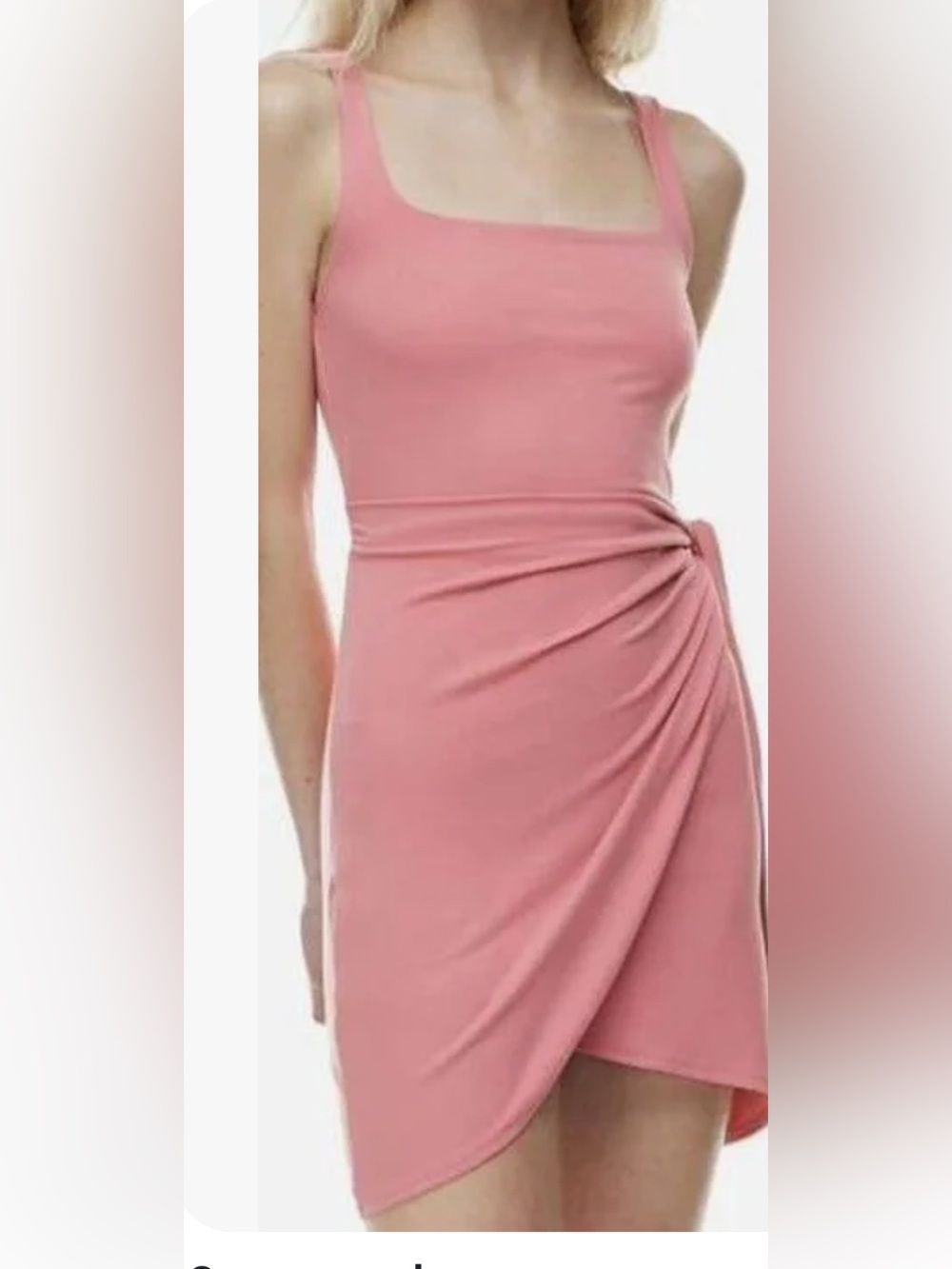 NWT Aritzia Wilfred pink wrap dress sz M